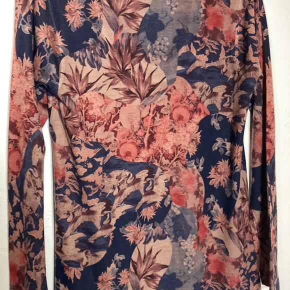 Soft Surroundings Floral Print Long Sleeve Sweater M - Picture 7 of 10